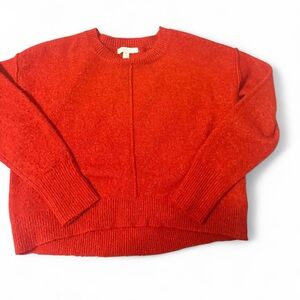GB Girls Vibrant Red Crew Neck Sweater